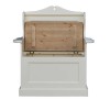 Woodpecker Painted  Settle Lift up Seat